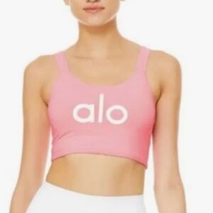 ALO Yoga Vibrant Pink Crop Top